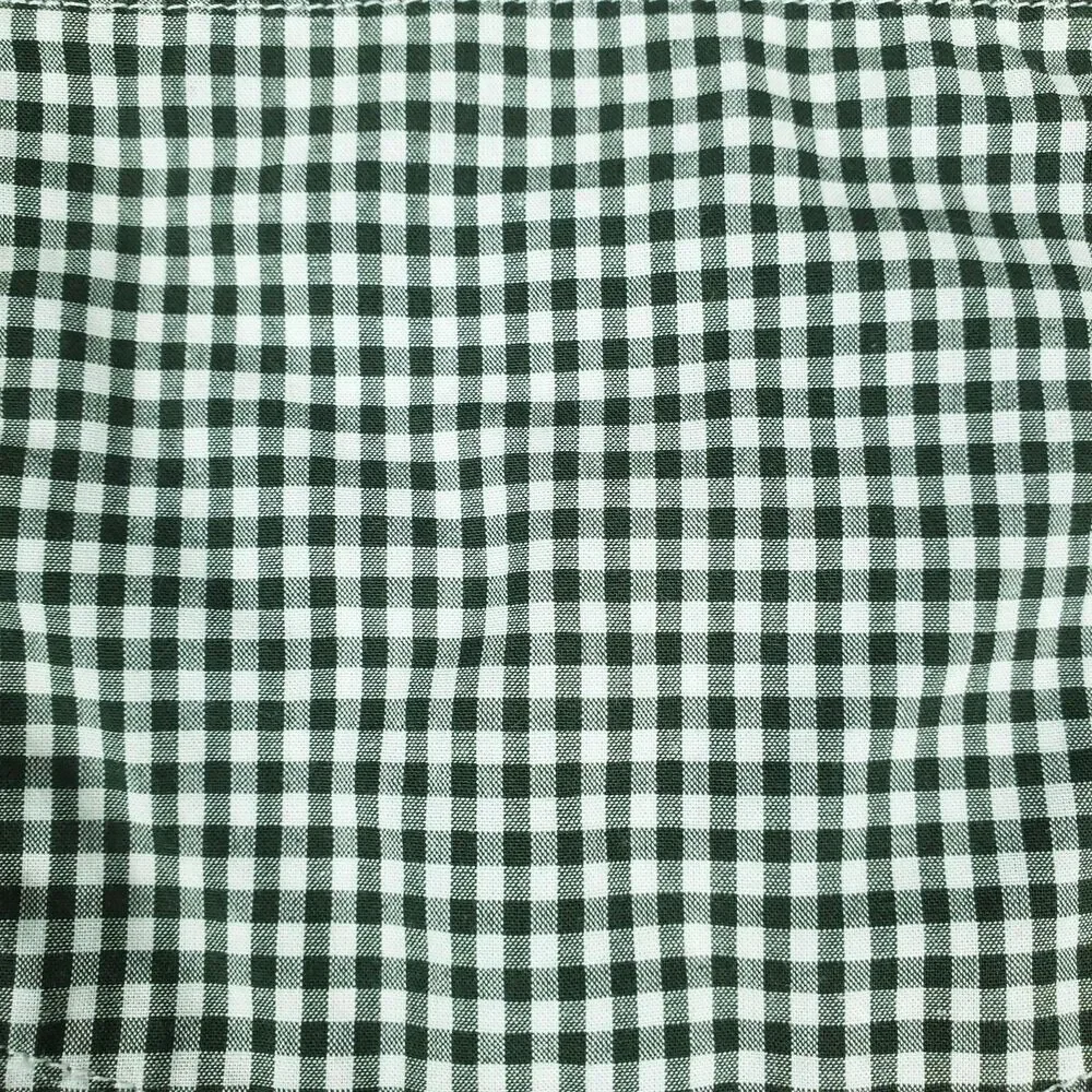 Banana Republic Shirt Mens Large Gray Check Untucked Fit Button Down Casual